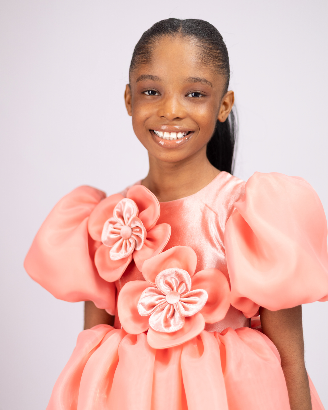 THE REGAL GARDEN DRESS β Velvet & Organza Gown with Statement Florals