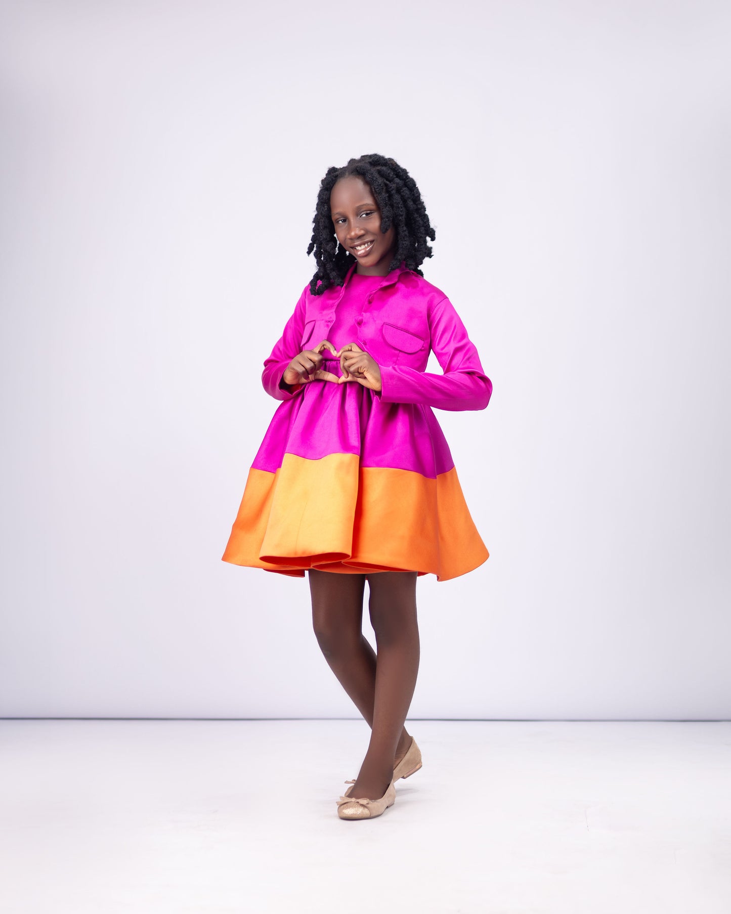 THE ELODIE SET β Dual-Color  Gown & Jacket