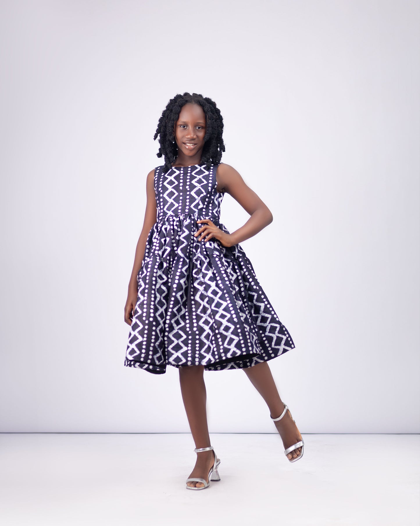 THE IRETI DRESS - Adire Dress & Jacket Set
