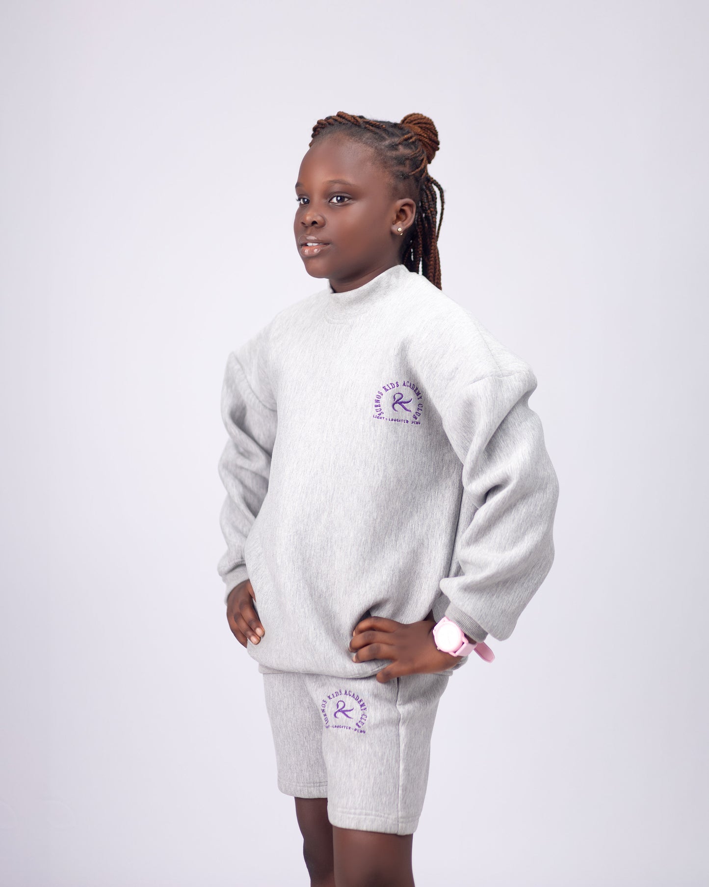 THE ACADEMY SET β Unisex Sweat-short Monogram Set