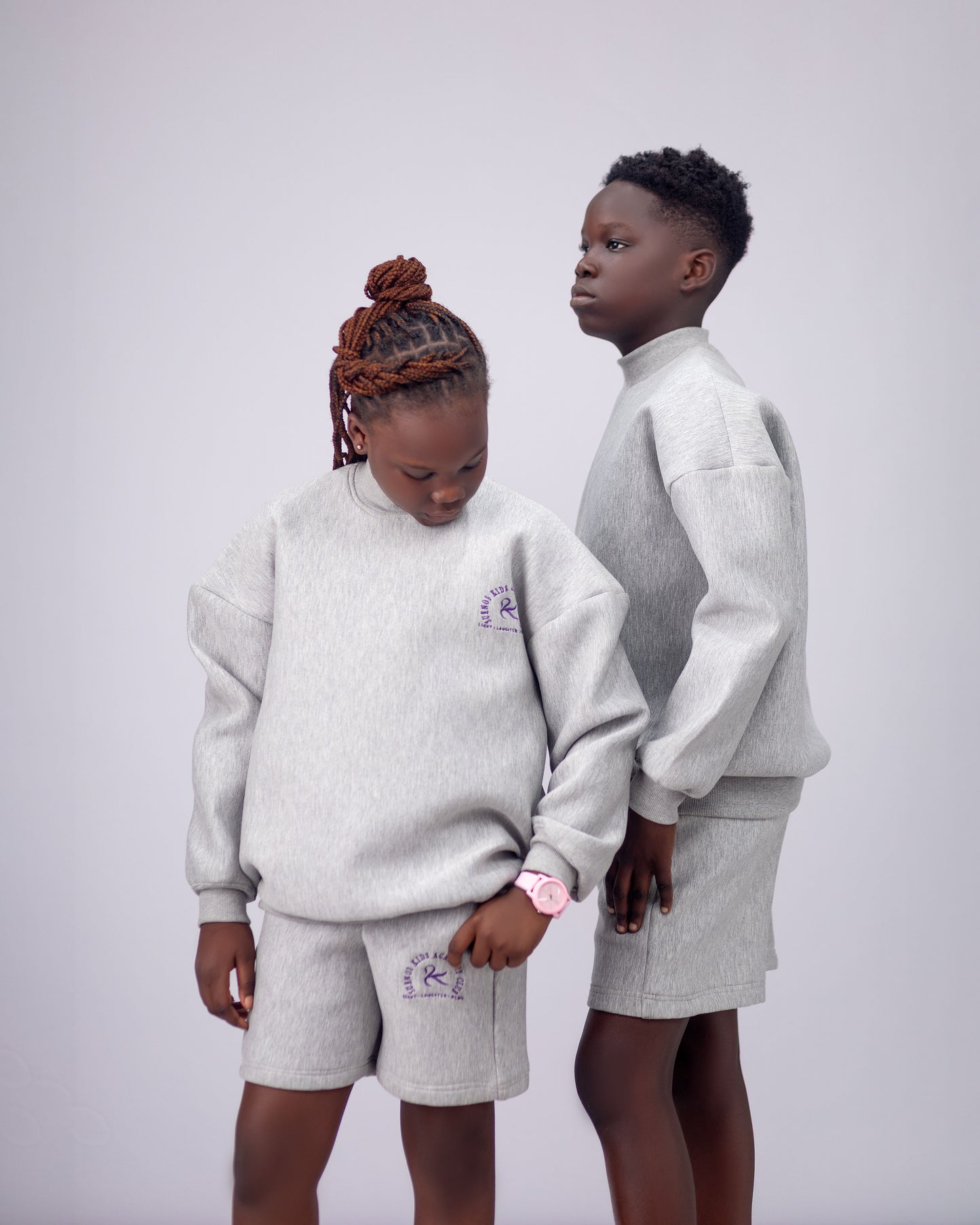 THE ACADEMY SET β Unisex Sweat-short Monogram Set