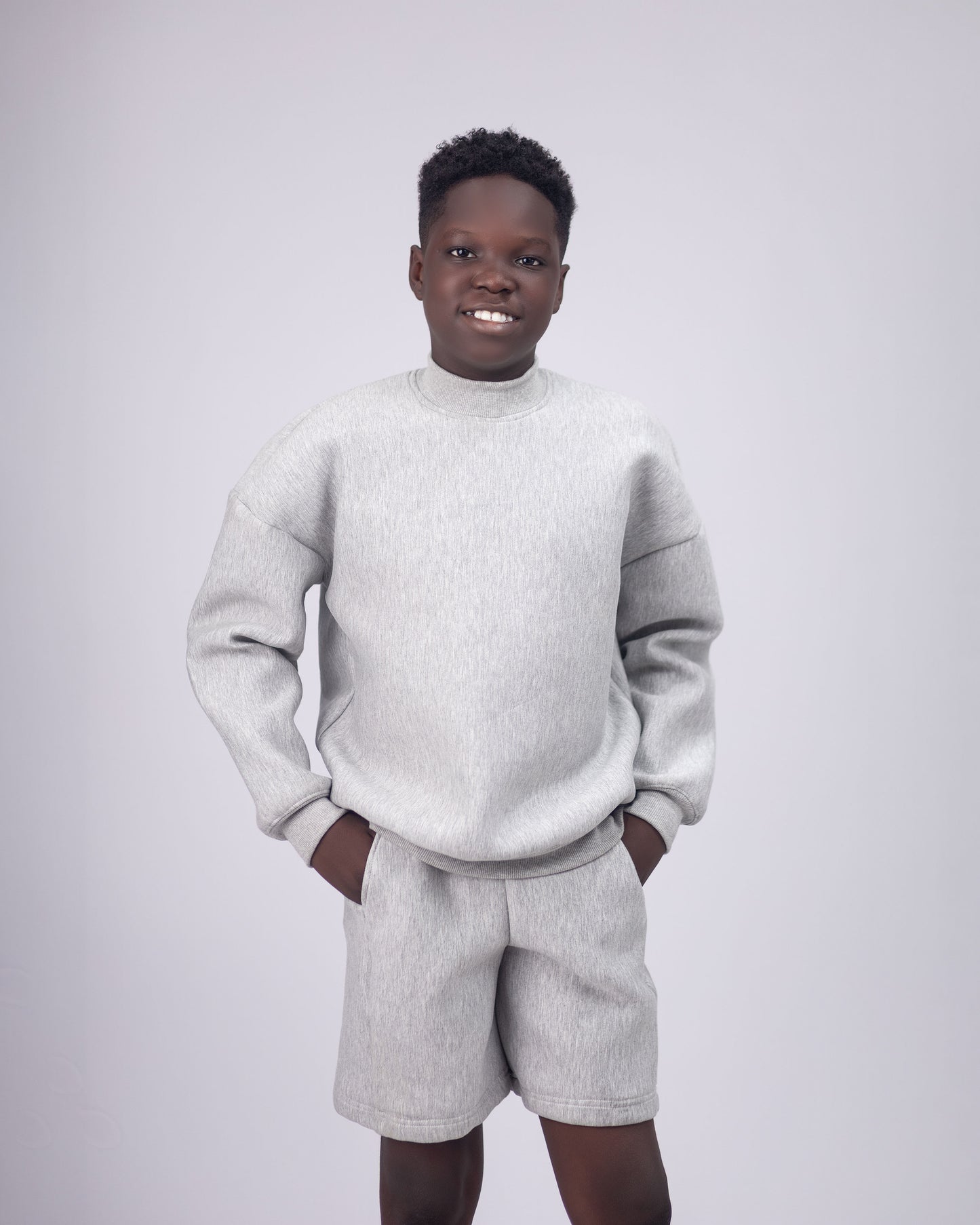 THE ACADEMY SET β Unisex Sweat-short Monogram Set