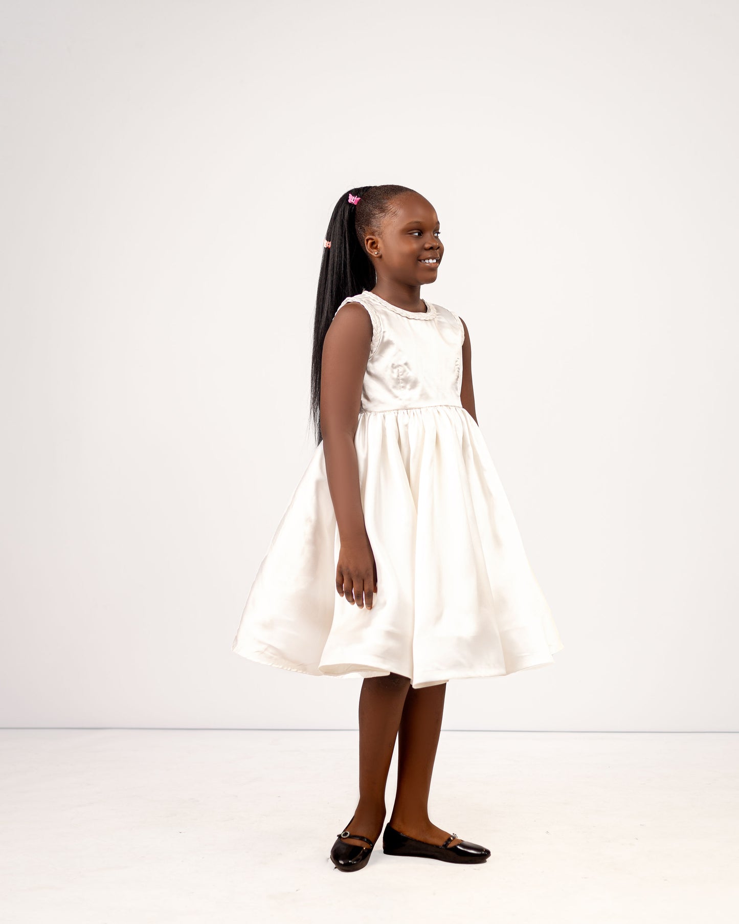 THE IVORY CAPE GOWN β Mikado dress & cape with Braid details