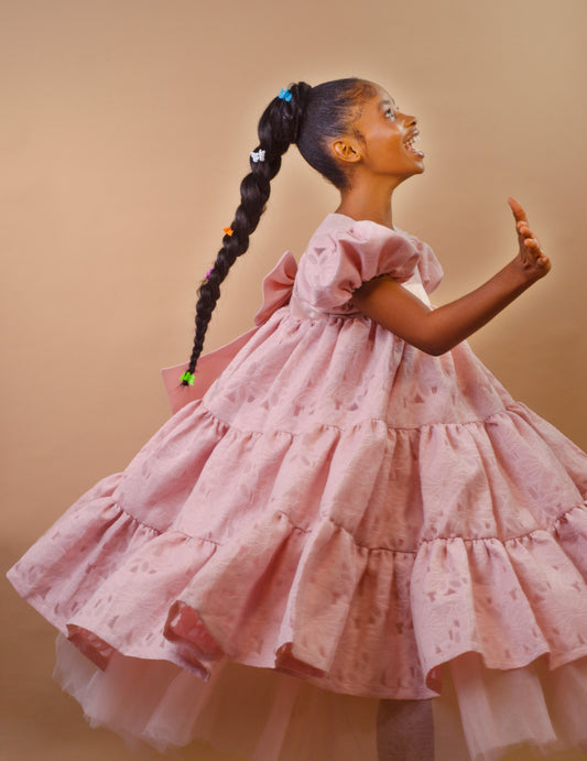 THE EDEN DRESS - Empire Waist Lace and Tulle Dress