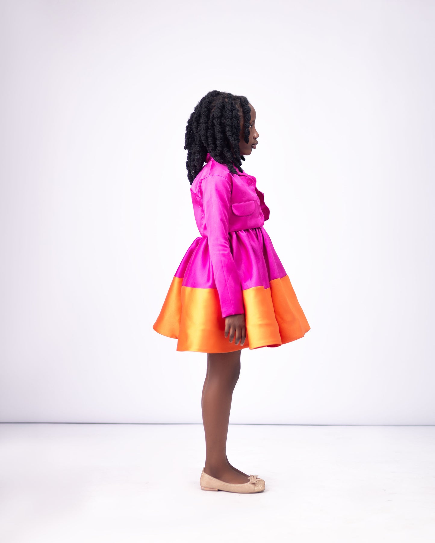 THE ELODIE SET – Dual-Color  Gown & Jacket