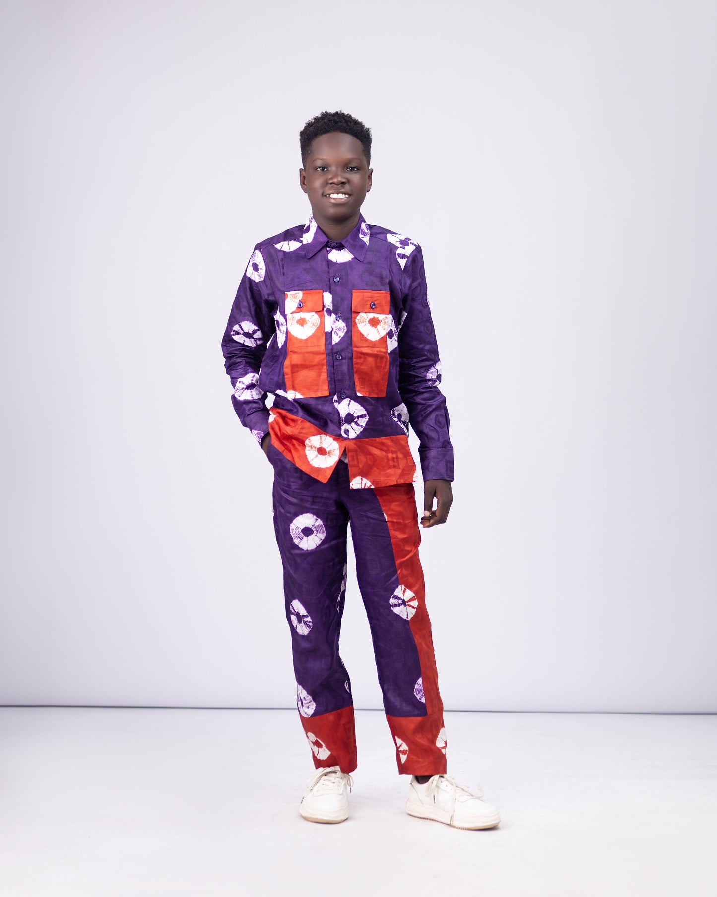 THE AJANI SET - Adire Shirt & Trouser Set