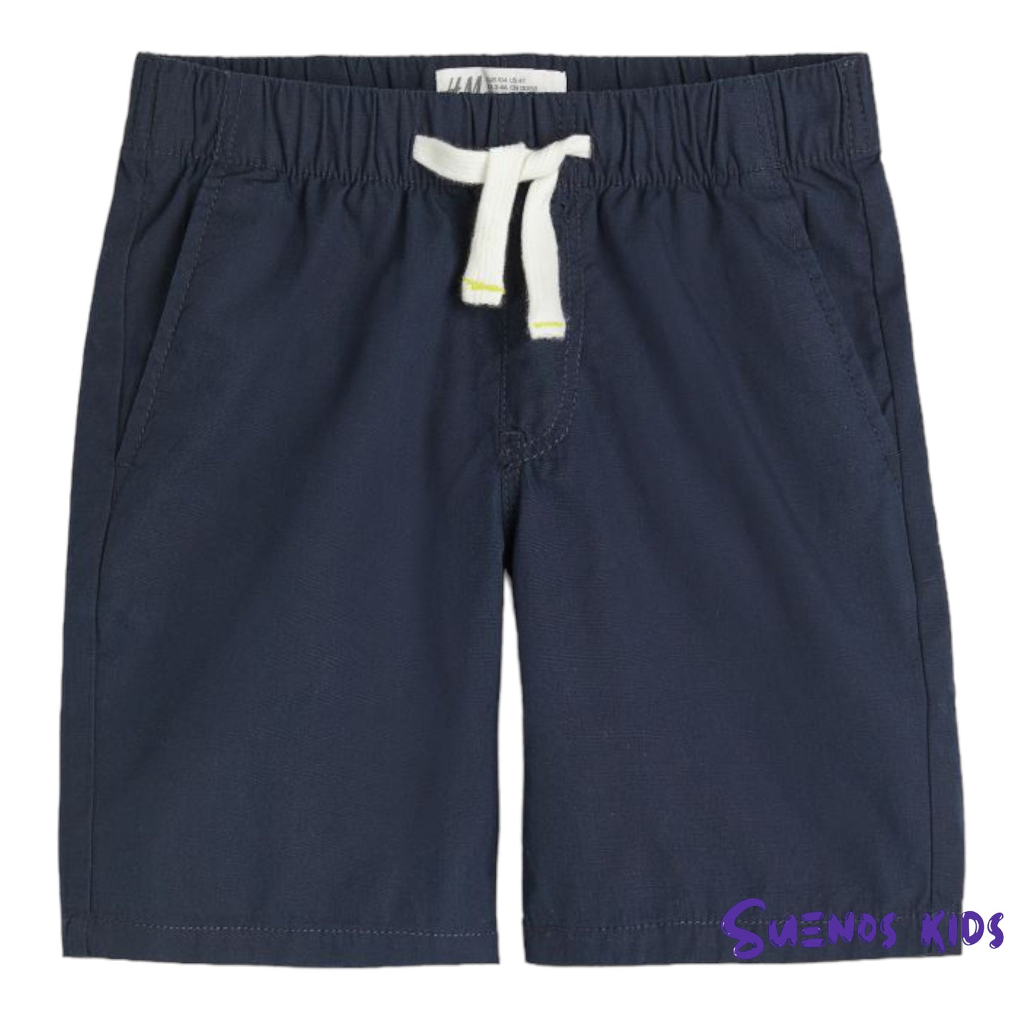 H&M Navy blue Cotton shorts