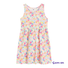 Load image into Gallery viewer, H&amp;M White/FloralPatterned cotton dress
