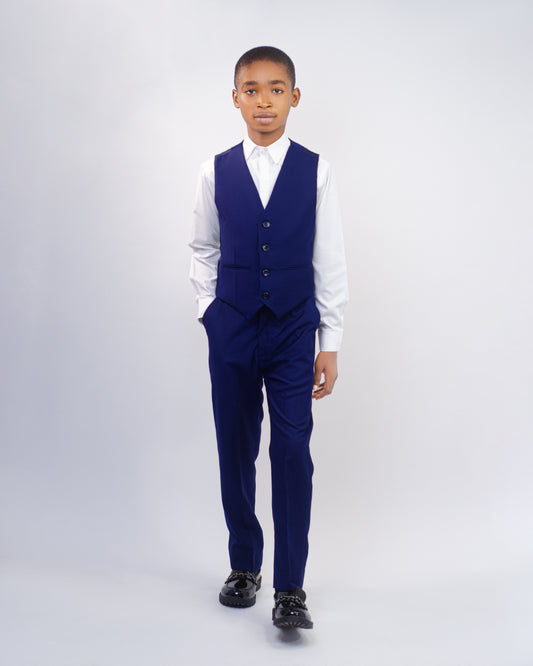WOOL-BLEND WAISTCOAT AND SUIT TROUSERS - THE NOBEL SET