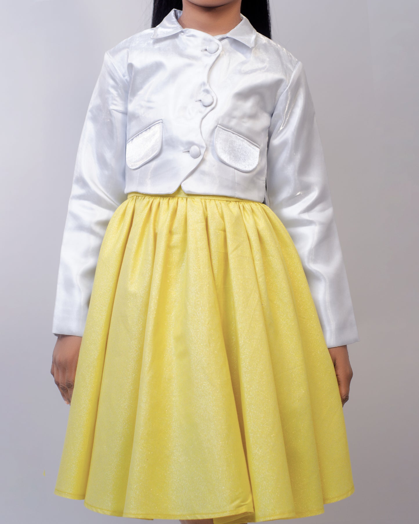 THE GRACE SET-  Princess Gown & Scalloped Jacket