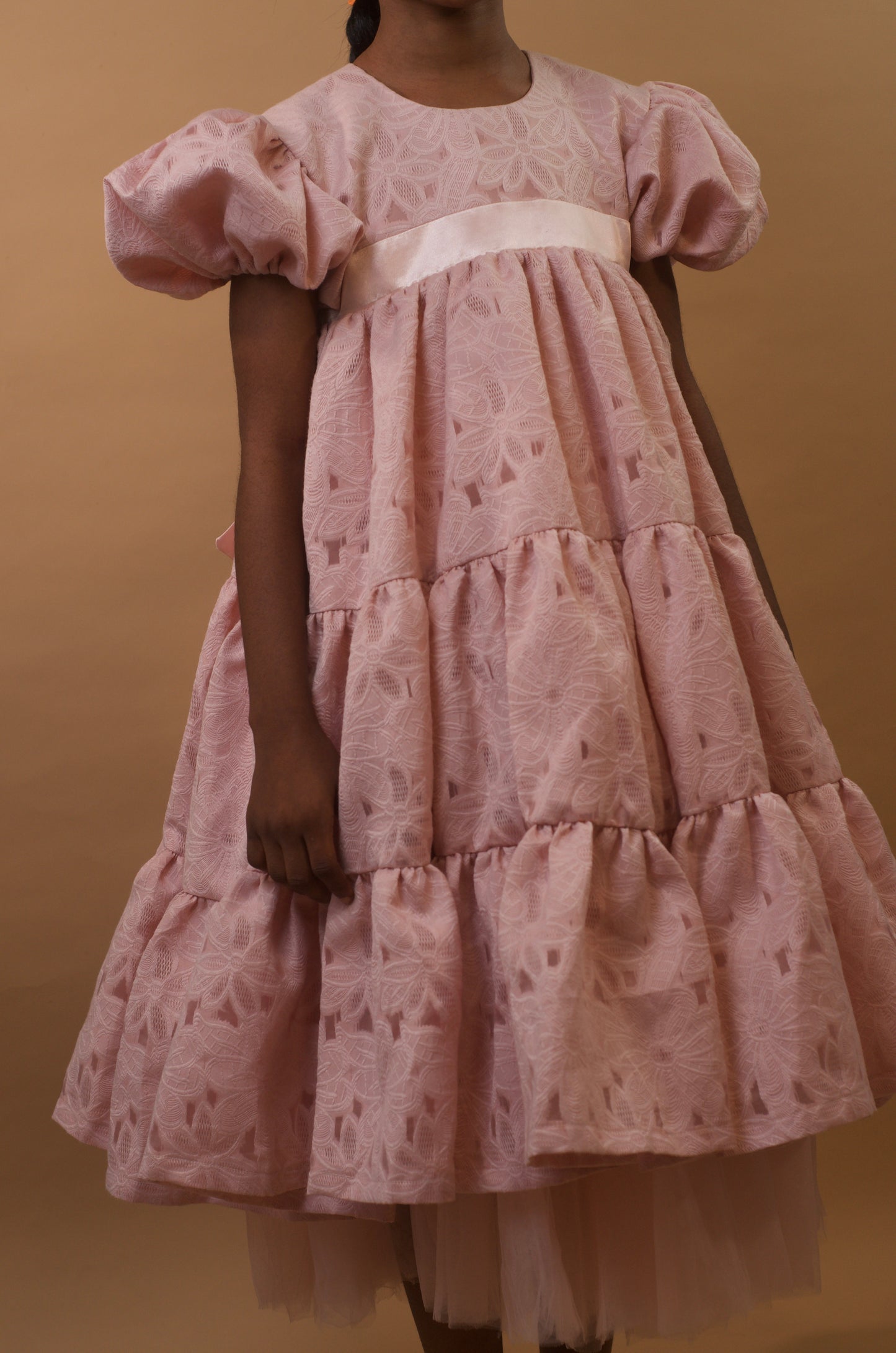 THE EDEN DRESS - Empire Waist Lace and Tulle Dress