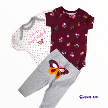 Load image into Gallery viewer, Carters 3-Piece Butterfly Little Character Set - Children&#39;s Clothing Store - Suenos Kids
