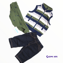 Load image into Gallery viewer, Carters 3-Piece Little Vest Set - Children&#39;s Clothing Store - Suenos Kids
