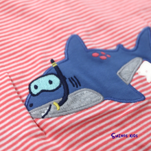 Load image into Gallery viewer, Carters Shark Snap-Up Romper - Children&#39;s Clothing Store - Suenos Kids
