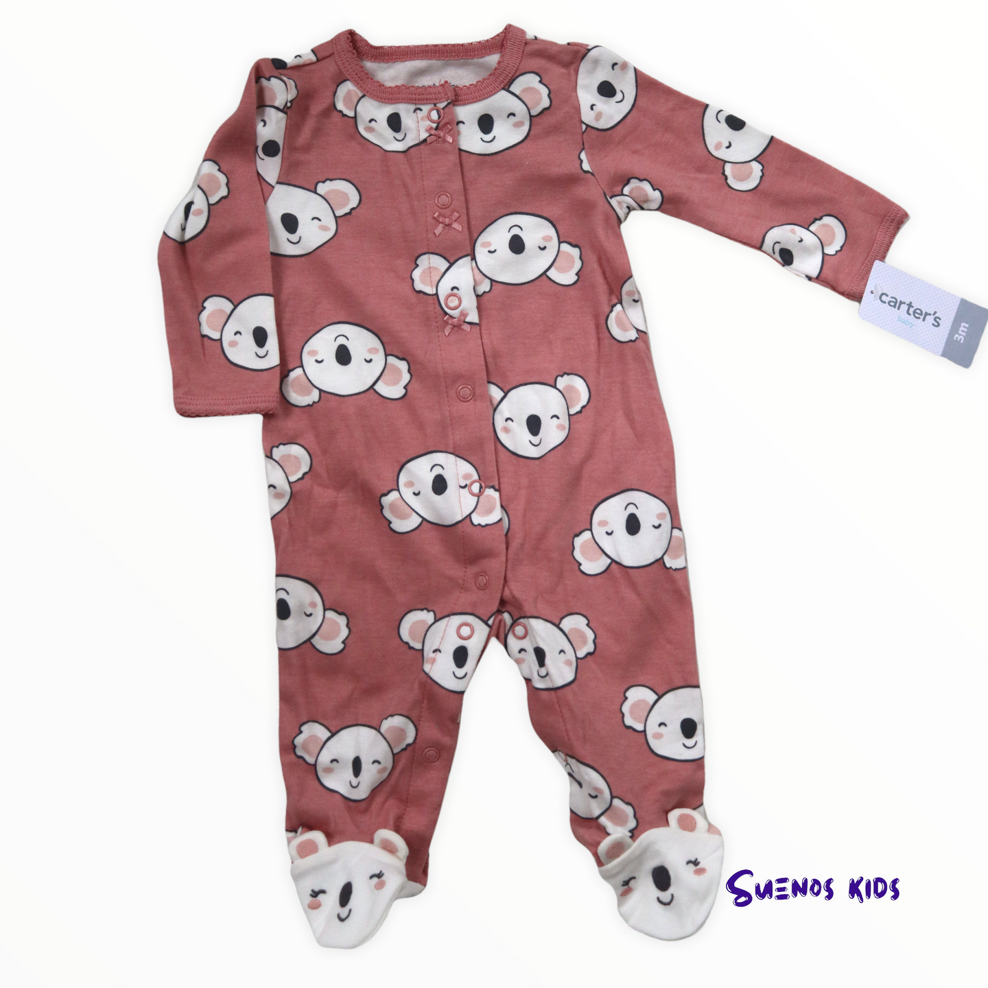 Koala Cotton Snap-Up - Children's Clothing Store - Suenos Kids