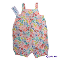 Load image into Gallery viewer, Carters Floral Cotton Romper - Children&#39;s Clothing Store - Suenos Kids
