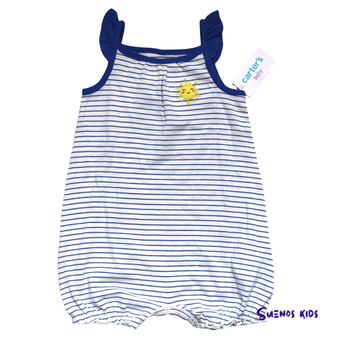 Carters Striped Snap-Up Romper - Children's Clothing Store - Suenos Kids