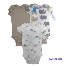 Load image into Gallery viewer, Carters 3-Pack Elephant Original Bodysuits - Children&#39;s Clothing Store - Suenos Kids
