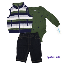 Load image into Gallery viewer, Carters 3-Piece Little Vest Set - Children&#39;s Clothing Store - Suenos Kids
