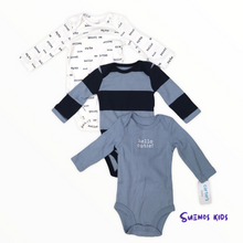 Load image into Gallery viewer, Carters 3-Pack Long-Sleeve Original Bodysuits - Children&#39;s Clothing Store - Suenos Kids
