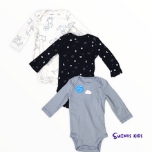 Load image into Gallery viewer, Carters 3-Pack Long-Sleeve Original Bodysuits - Children&#39;s Clothing Store - Suenos Kids
