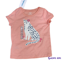 Load image into Gallery viewer, Carters Leopard Jersey Tee and pull on shorts - Children&#39;s Clothing Store - Suenos Kids
