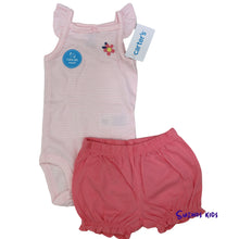 Load image into Gallery viewer, Carters 2-Piece Flutter Bodysuit &amp; Short Set - Children&#39;s Clothing Store - Suenos Kids
