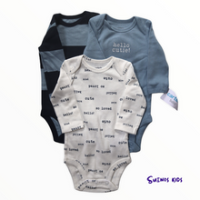 Load image into Gallery viewer, Carters 3-Pack Long-Sleeve Original Bodysuits - Children&#39;s Clothing Store - Suenos Kids
