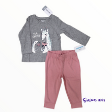 Load image into Gallery viewer, Caters Giraffe Jersey Tee and Pull-On pants - Children&#39;s Clothing Store - Suenos Kids
