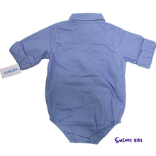 Load image into Gallery viewer, Caters Oxford Button-Front Bodysuit - Children&#39;s Clothing Store - Suenos Kids
