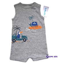 Load image into Gallery viewer, Carters Tropical Cotton Romper - Children&#39;s Clothing Store - Suenos Kids
