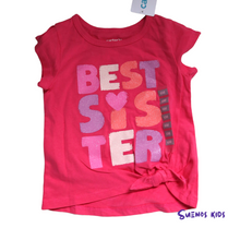 Load image into Gallery viewer, Carters Best Sister Jersey Tee - Children&#39;s Clothing Store - Suenos Kids
