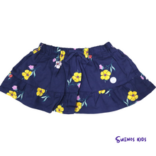 Load image into Gallery viewer, Carter&#39;s Blue Set Crochet Slub Tank and Floral Skort - Children&#39;s Clothing Store - Suenos Kids
