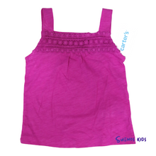 Load image into Gallery viewer, Carter&#39;s Pink Set Crochet Slub Tank and Floral Skort - Children&#39;s Clothing Store - Suenos Kids
