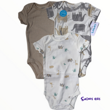 Load image into Gallery viewer, Carters 3-Pack Elephant Original Bodysuits - Children&#39;s Clothing Store - Suenos Kids
