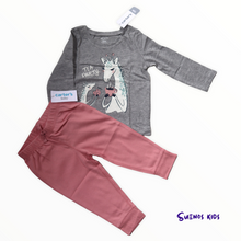 Load image into Gallery viewer, Caters Giraffe Jersey Tee and Pull-On pants - Children&#39;s Clothing Store - Suenos Kids
