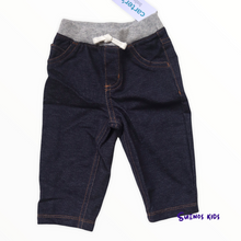 Load image into Gallery viewer, Carters Gradient Slub Jersey Polo and Pull-On Knit Denim Pants - Children&#39;s Clothing Store - Suenos Kids
