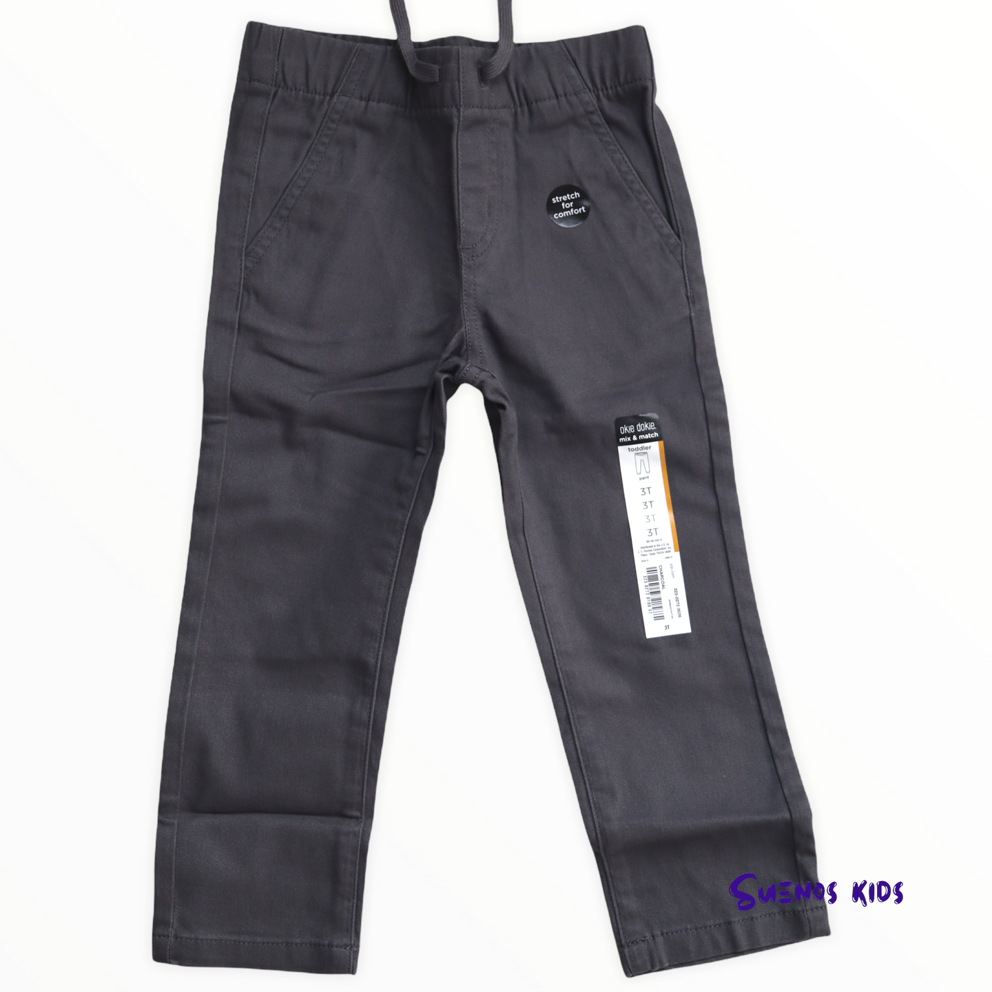 Okie Dokie Charco Pull on pants - Children's Clothing Store - Suenos Kids